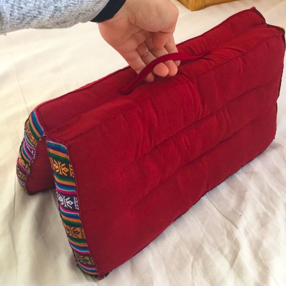 4.99 Ship MAROON Yoga Meditation Cushion NEW - Picture 2 of 15